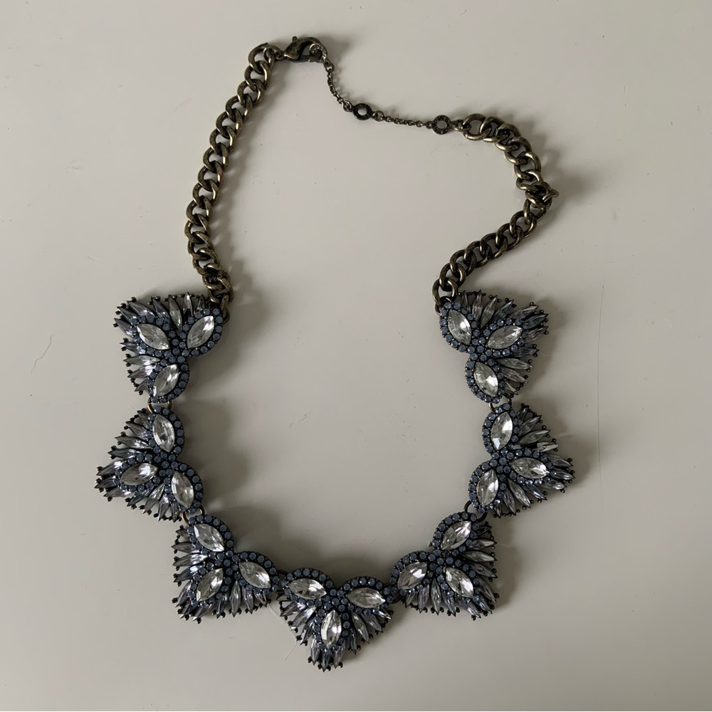 Elegant Bejeweled Statement Necklace